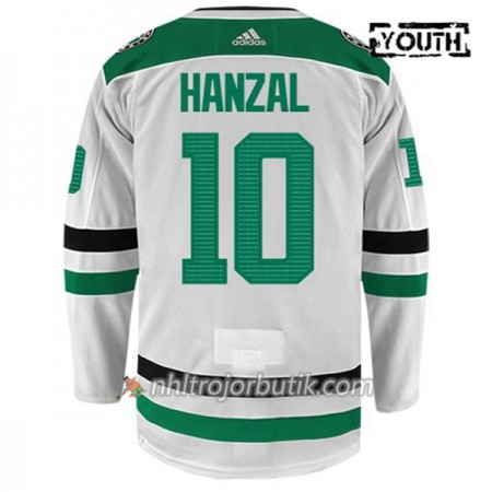 Barn Ishockey Dallas Stars Tröja MARTIN HANZAL 10 Adidas Vit Authentic